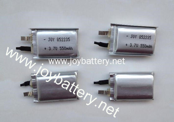 852235 3.7V 550mAh polymer cell,3.7v 450mAh 852030,802030,852535,902540  li-polymer batteries