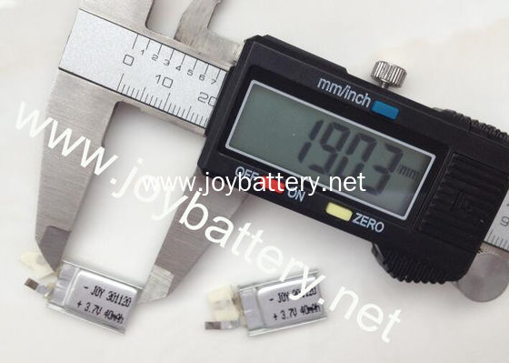 Ultra small lithium polymer battery,GPS lithium ion battery 40mah li-po battery,301120 lithium battery