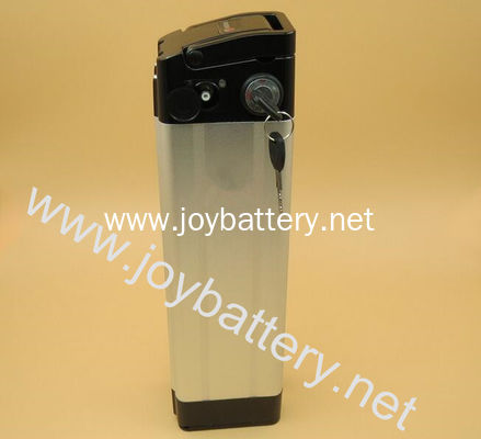 24V10Ah li-ion electric bike battery pack silver fish case suit for 350W motor 24V12Ah 36V10Ah 48V10Ah