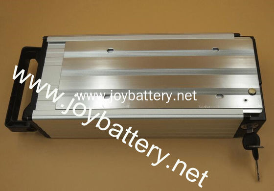 High quality rechargeable rear rack ebike battery 36V 10Ah ebike battery,rear rack flat type ebike battery pack