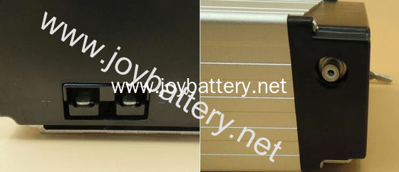 High quality rechargeable rear rack ebike battery 36V 10Ah ebike battery,rear rack flat type ebike battery pack