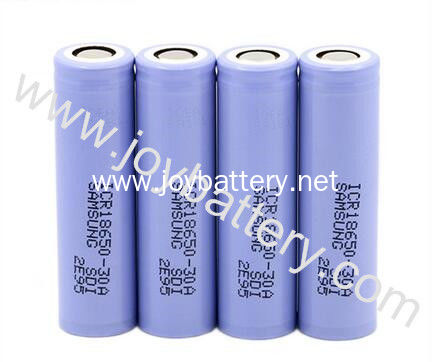 high drain imported e-cig battery 3.7v 3000mah li-ion battery for samsung icr 18650-30a,samsung sdi 18650-30a 3000mah
