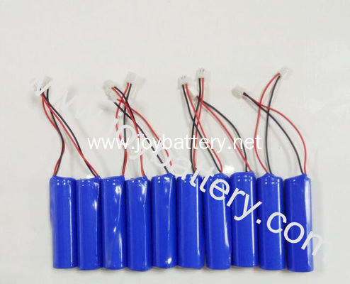 High capacity battery pack 1S1P 3.7V 3.4Ah 18650 with PCB 3.7V 3400mAh battery pack for flashlight