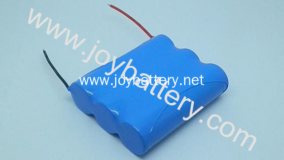 3.7V 6600mah 18650 1S3P Li-ion Cylindrical Rechargeable Battery Pack, 1S3P 10.2Ah 3.7V 18650 li-ion battery pack