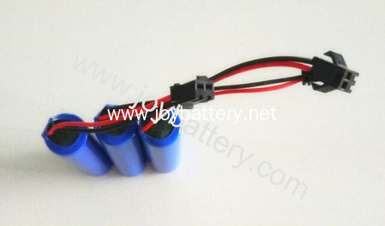 1S1P Rechargeable 3.7V 2.6AH 18650 battery pack Li-ion 18650 3.7V 2200~3500mAh 1S1P with PCM/wire