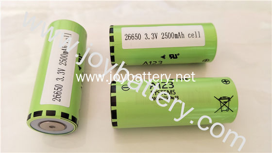 High drain battery A123 anr26650m1b 3.2V 2500mAh 26650 70A battery A123 26650 lifepo4