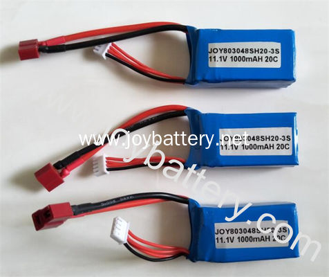 803048 3S 11.1V 1000mah  20C,High quality 11.1v 30C 1000mah Lipo Battery for RC model/hobby airplane