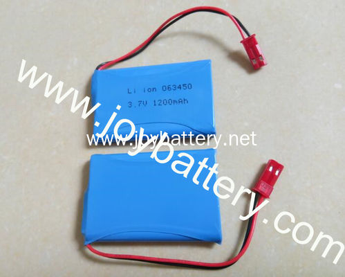 Aluminum Lithium 603450 1200mAh 3.7v Rechargeable li-ion battery with pcb and wire