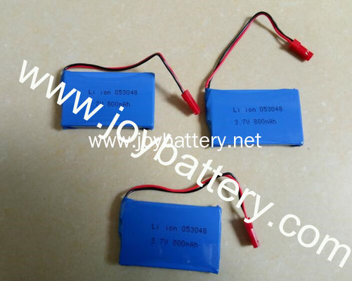 Aluminum Lithium 053048 503048 3.7V 800mAh li-ion battery with pcb and wire