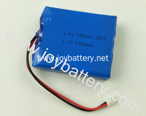 585460 3.7V 6000mAh 1S3P battery pack with PCB,585460 3.7V 2000mAh cell