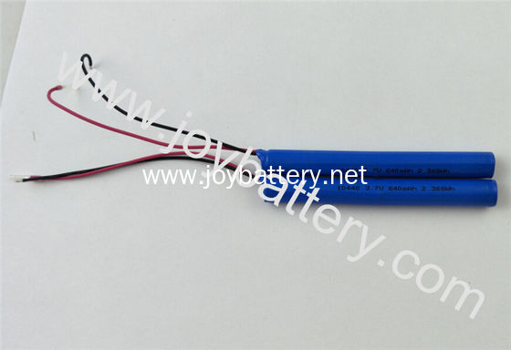 10440 3.7V 640mah  rechargeable battery pack with pcb for dector scanner electronic thermometer