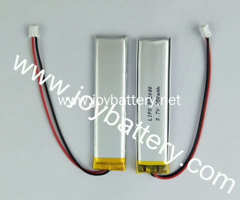 552080 3.7V 950mAh lipo battery with PCB,3.7V 950mAh 552080 polymer battery