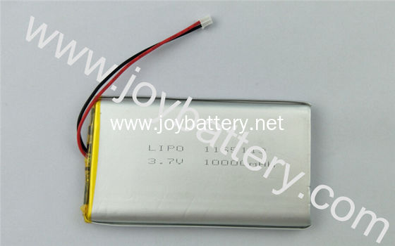 3.7V 1165113 10000mAh lipo battery for power bank,1165113 3.7V 10Ah polymer battery pack with PCB