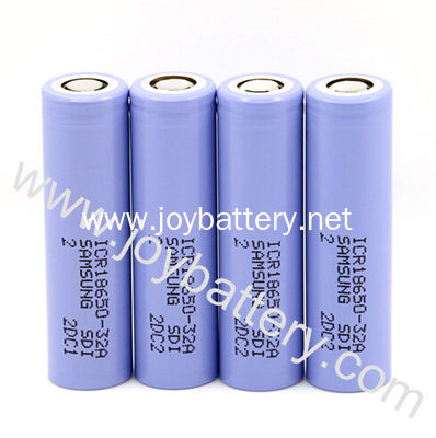 high drain rechargeable lithlium battery 3.7v Samsung 18650-32A 3200mah samsung 18650-32A