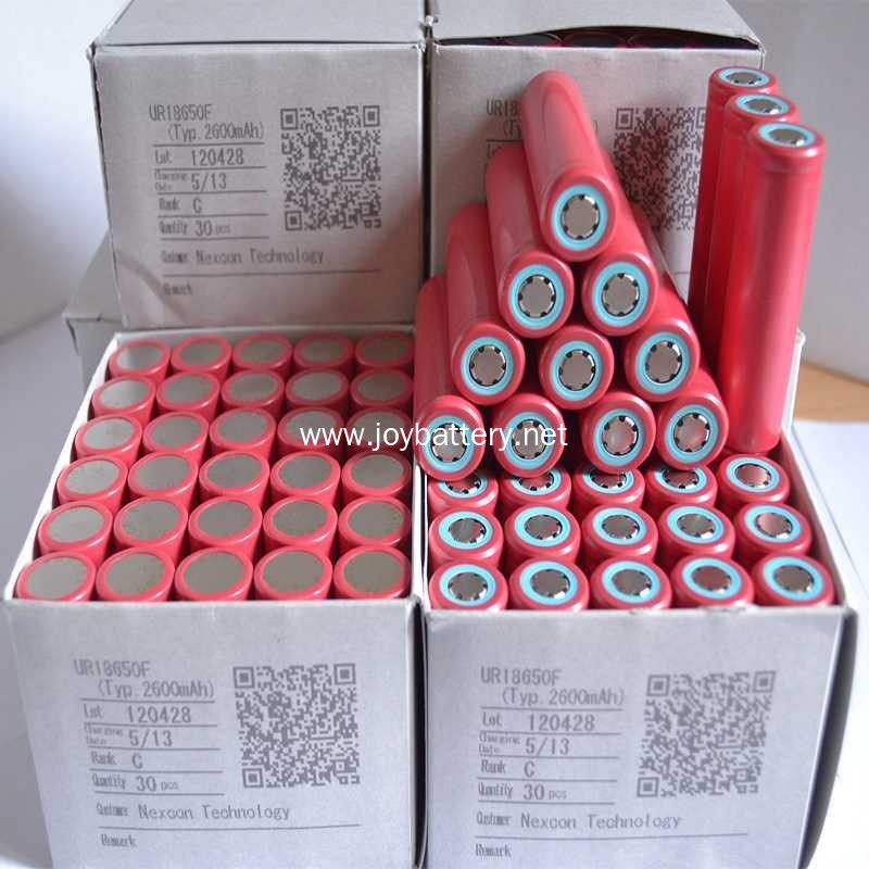 Original Japan Sanyo 18650 2600mAh Flat Head Li-ion 3.7V Rechargeable Battery