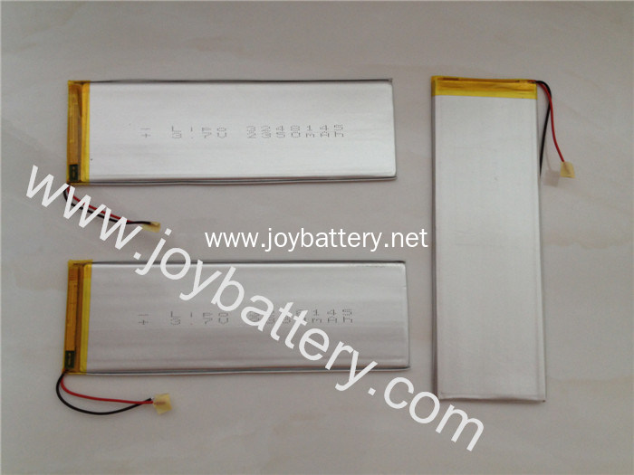 3248145 3.7V 2350mAh lithium polymer battery with PCB for Tablet PC MID DVD