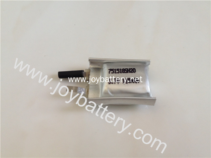 751518 3.7V 115mAh 20C lipo battery,3.7V 120mah for small portable devices,401225 501225