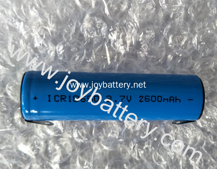 18650 3.7V 2600mAh battery with tab,18650 2200mAh,18650 2400mAh,18650 2600mAh battery